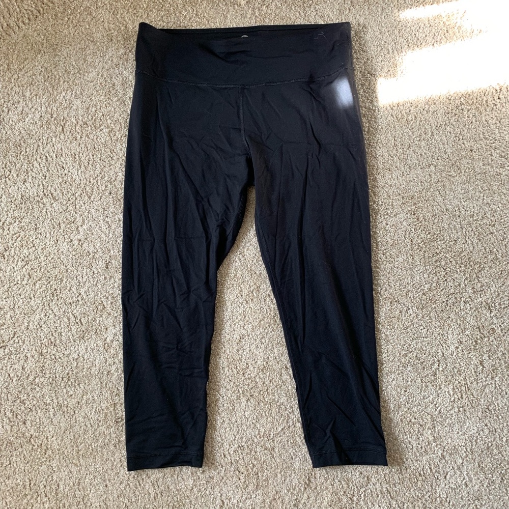 Black Capri Workout Yoga Legging